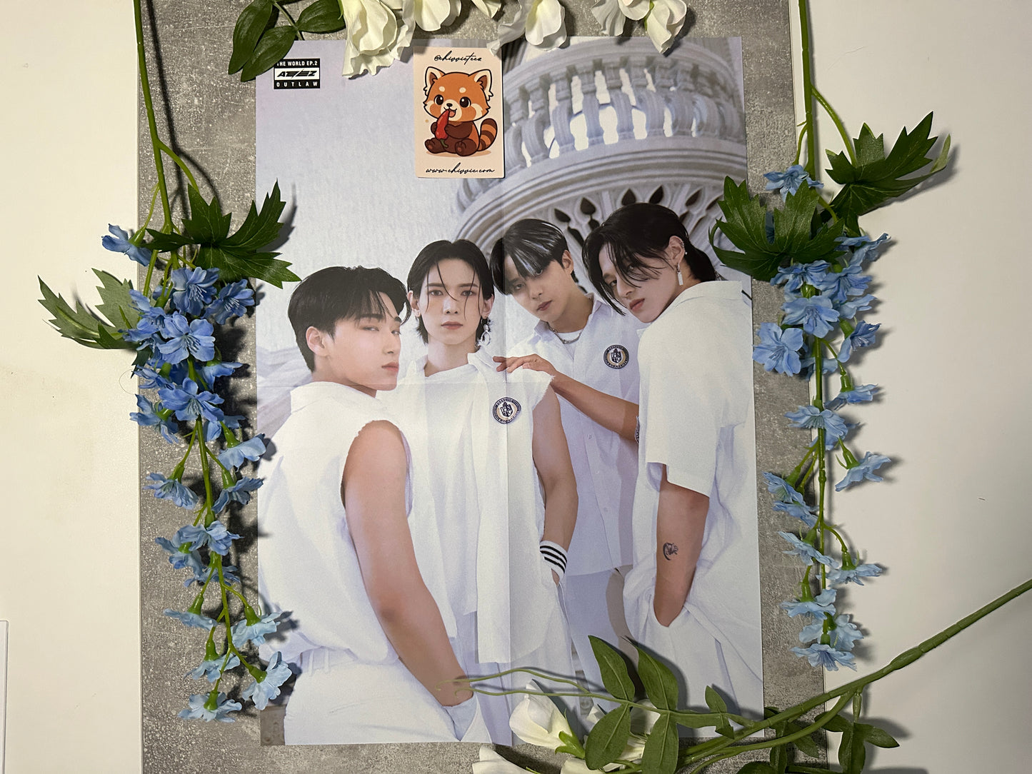 ATEEZ Official Outlaw Poster - Unit (YS, SN, WY, JH)