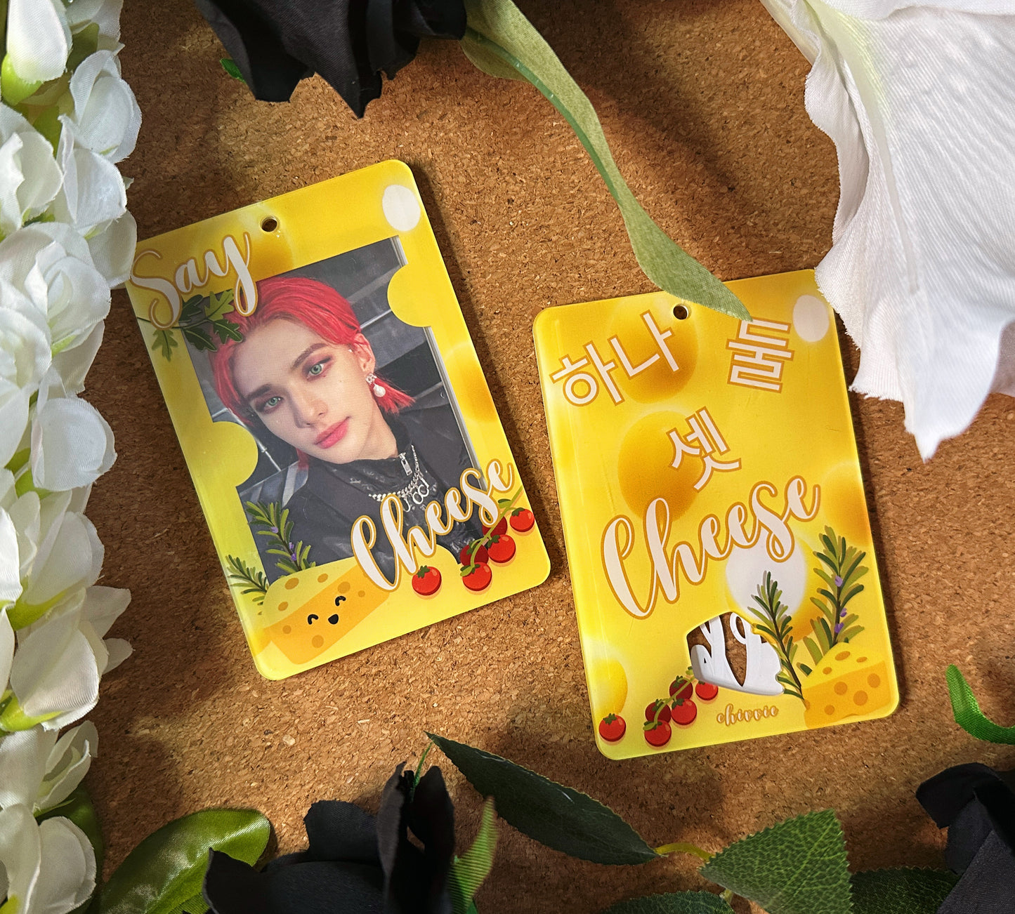 SKZ "Cheese" Acrylic Photocard Holder