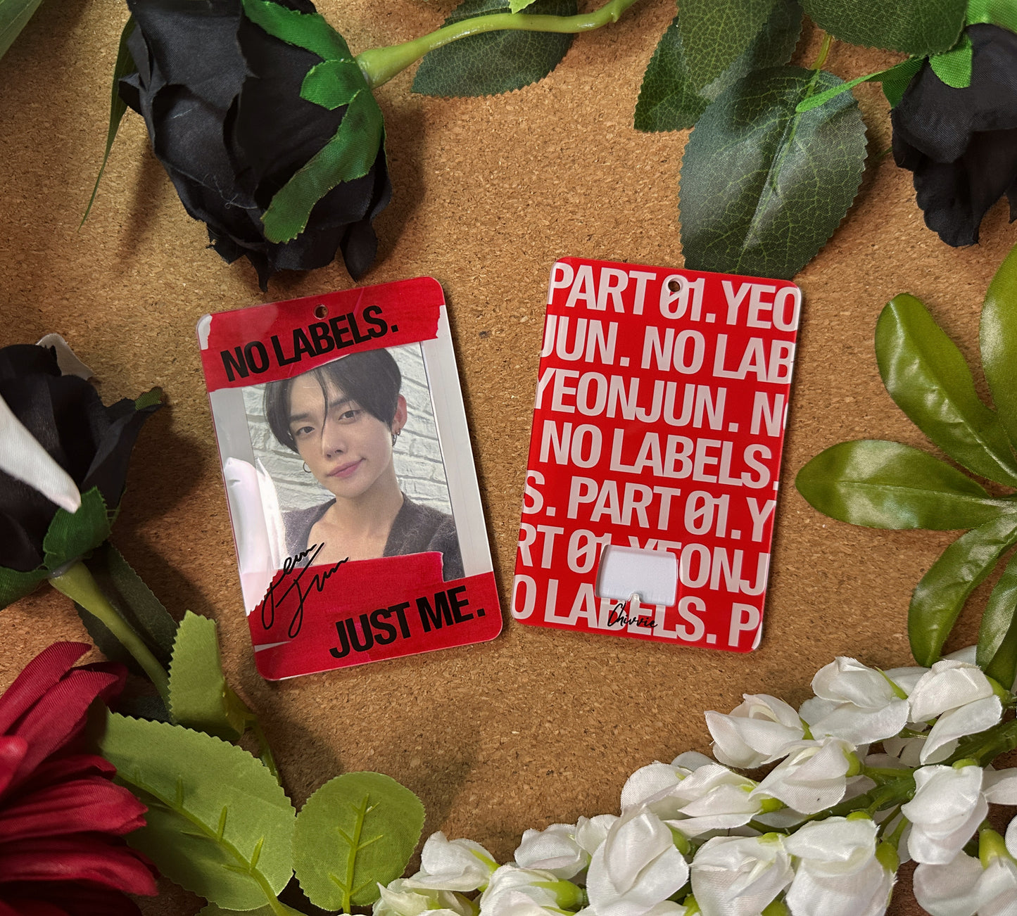 TXT Yeonjun "No Labels" Acrylic Photocard Holder