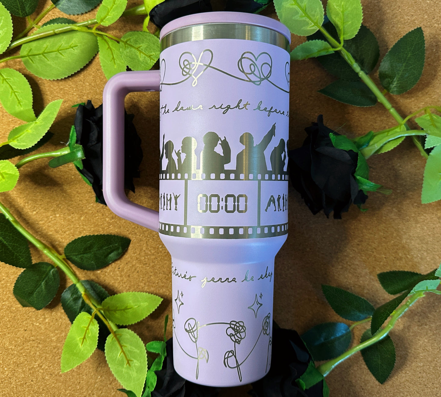 BTS 40oz Quencher Tumbler [purple]