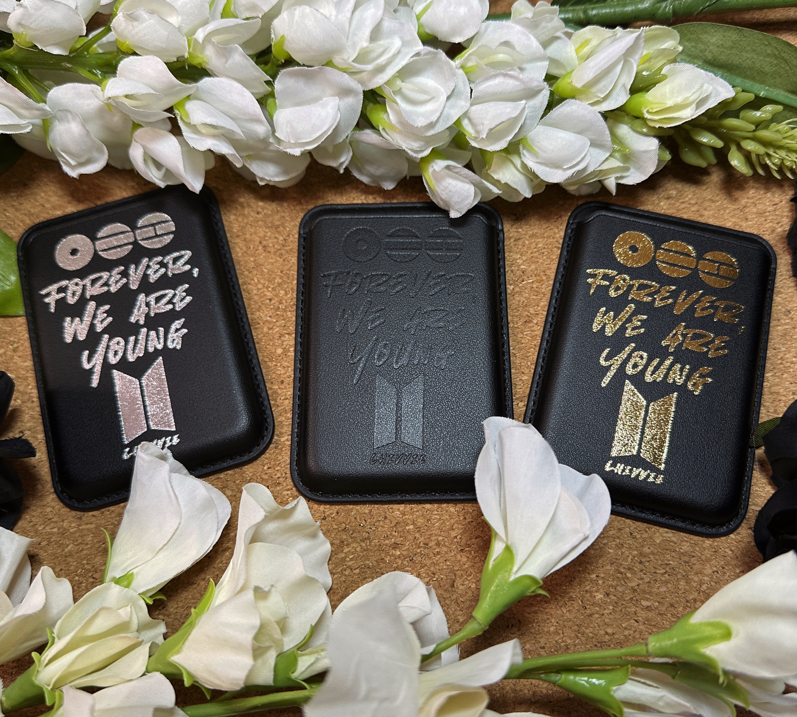 BTS “ARIRANG“ Magnetic Phone Wallets [black] – K-Pop Essentials by