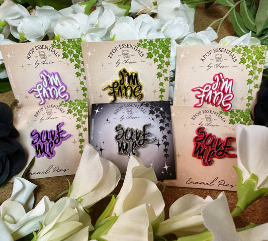 BTS “I'm Fine - Save Me“ Enamel Pins