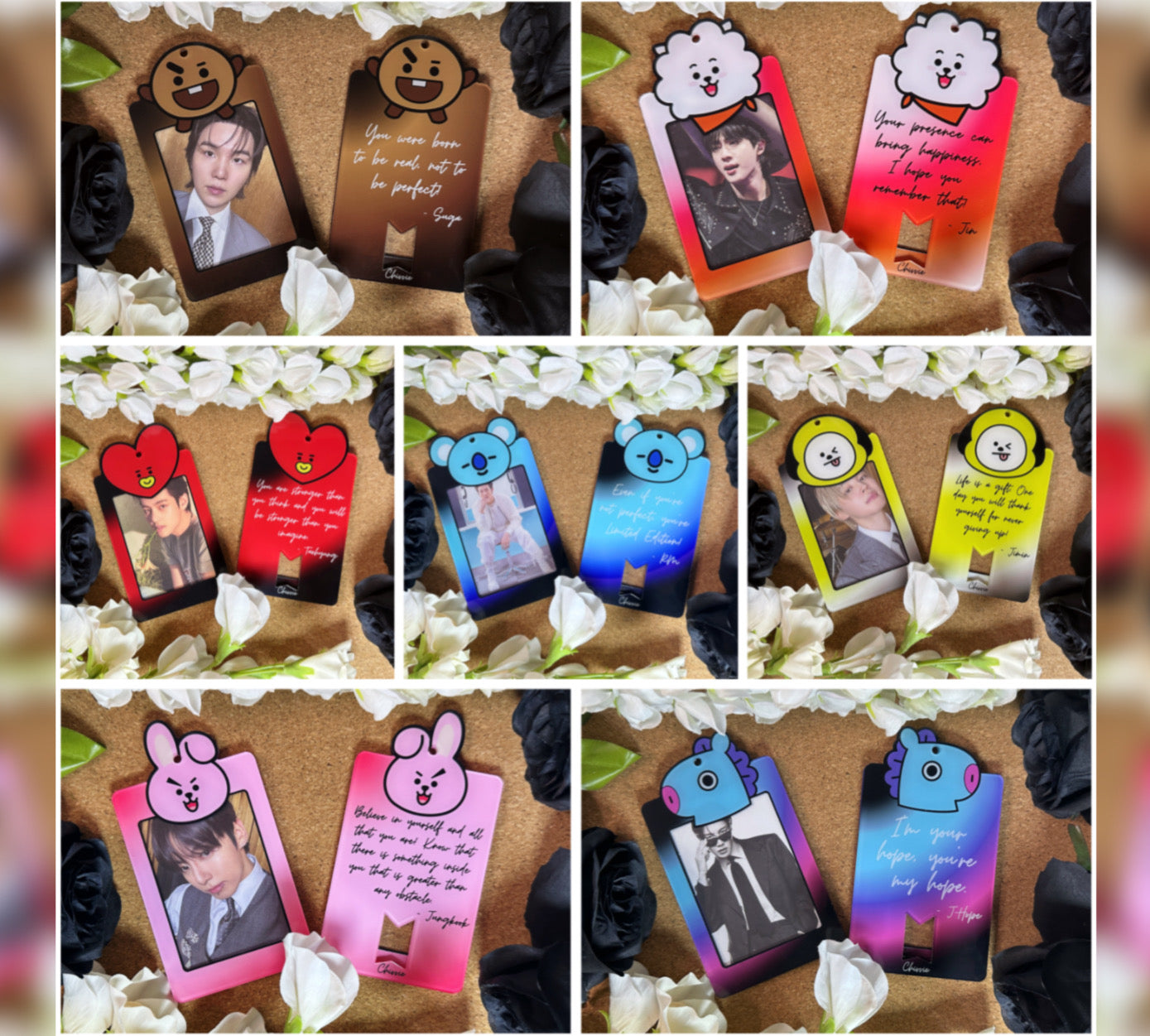 BTS "BT21" Acrylic Photocard Holders