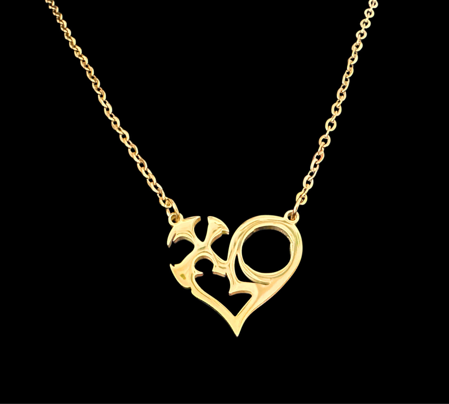 XLOV “Heart Logo“ Necklace