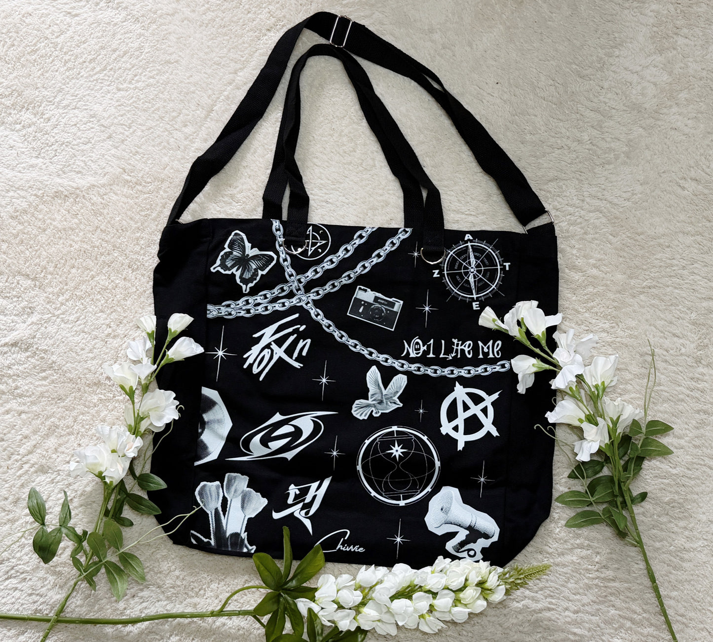 ATEEZ Symbols Tote Bag