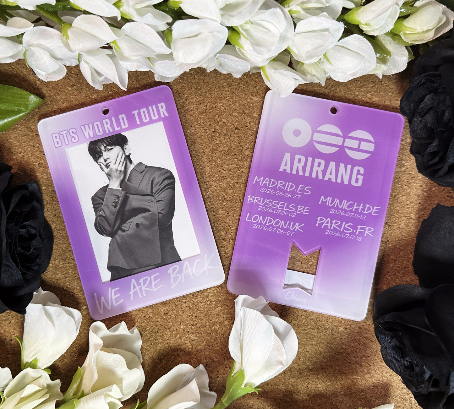 BTS "ARIRANG World Tour 2026" Acrylic Photocard Holders