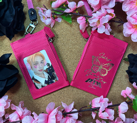 P1Harmony “Butterfly“ Concert Wallet pink