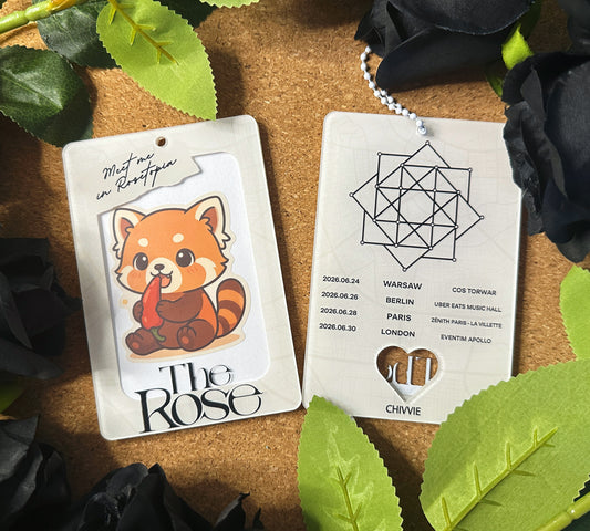 The Rose "ROSETOPIA Tour Europe 2026" Acrylic Photocard Holder