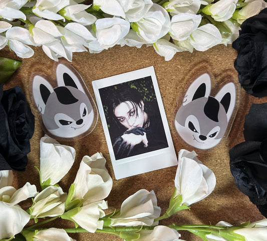 SKZ Evil Skzoo “Wolfchan“ Acrylic Phone Grip [black/white]