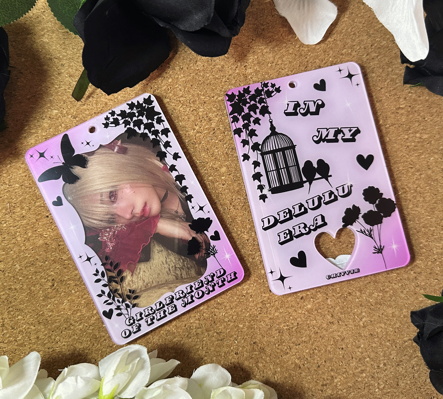 "Girlfriend of the Month" Acrylic Photocard Holder