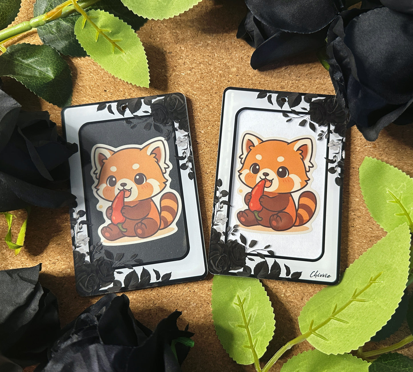 "BLACK ROSE" Doublesided Acrylic Photocard Holder