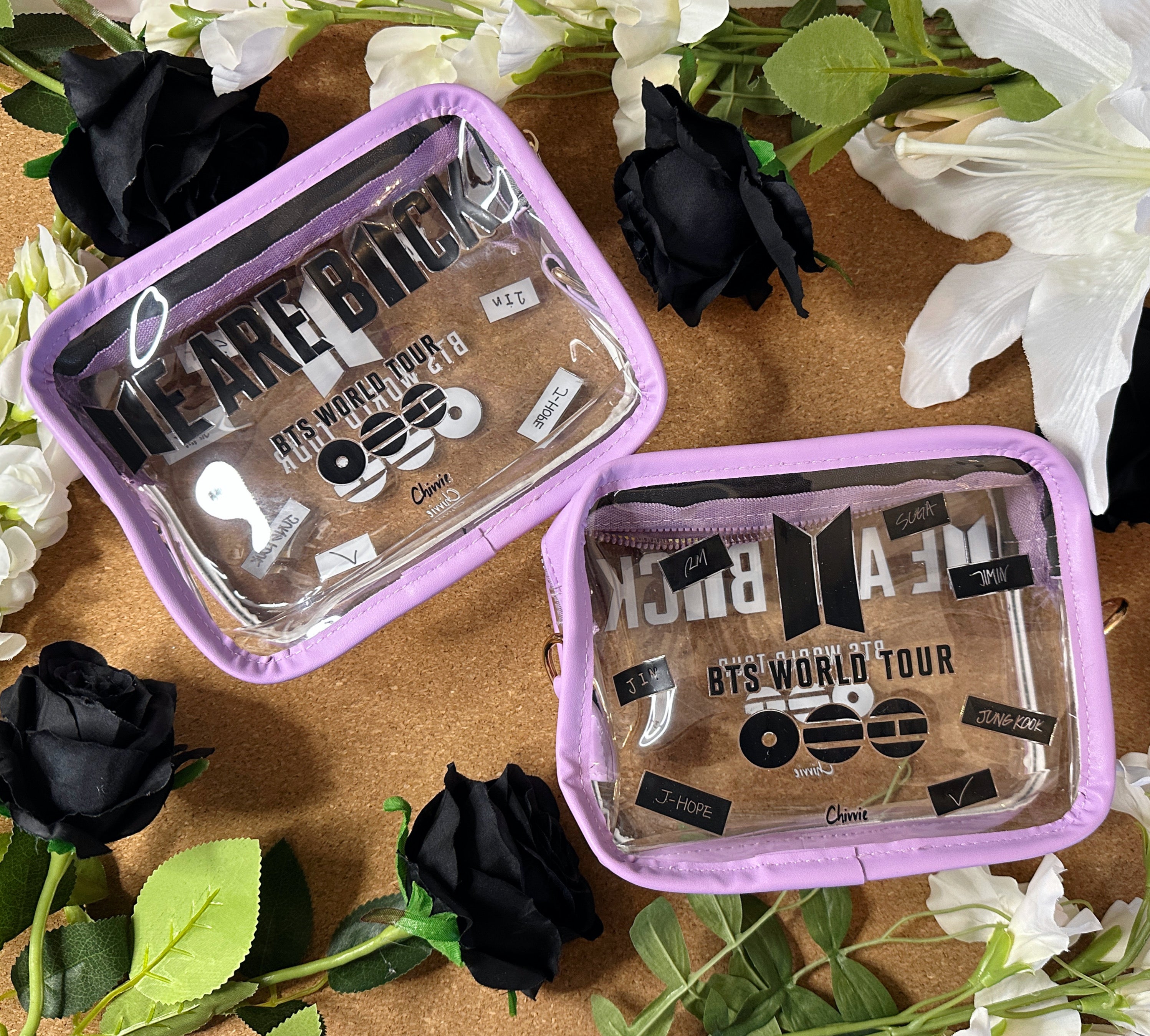 BTS “ARIRANG World Tour“ Clear Concert Bags – K-Pop Essentials by