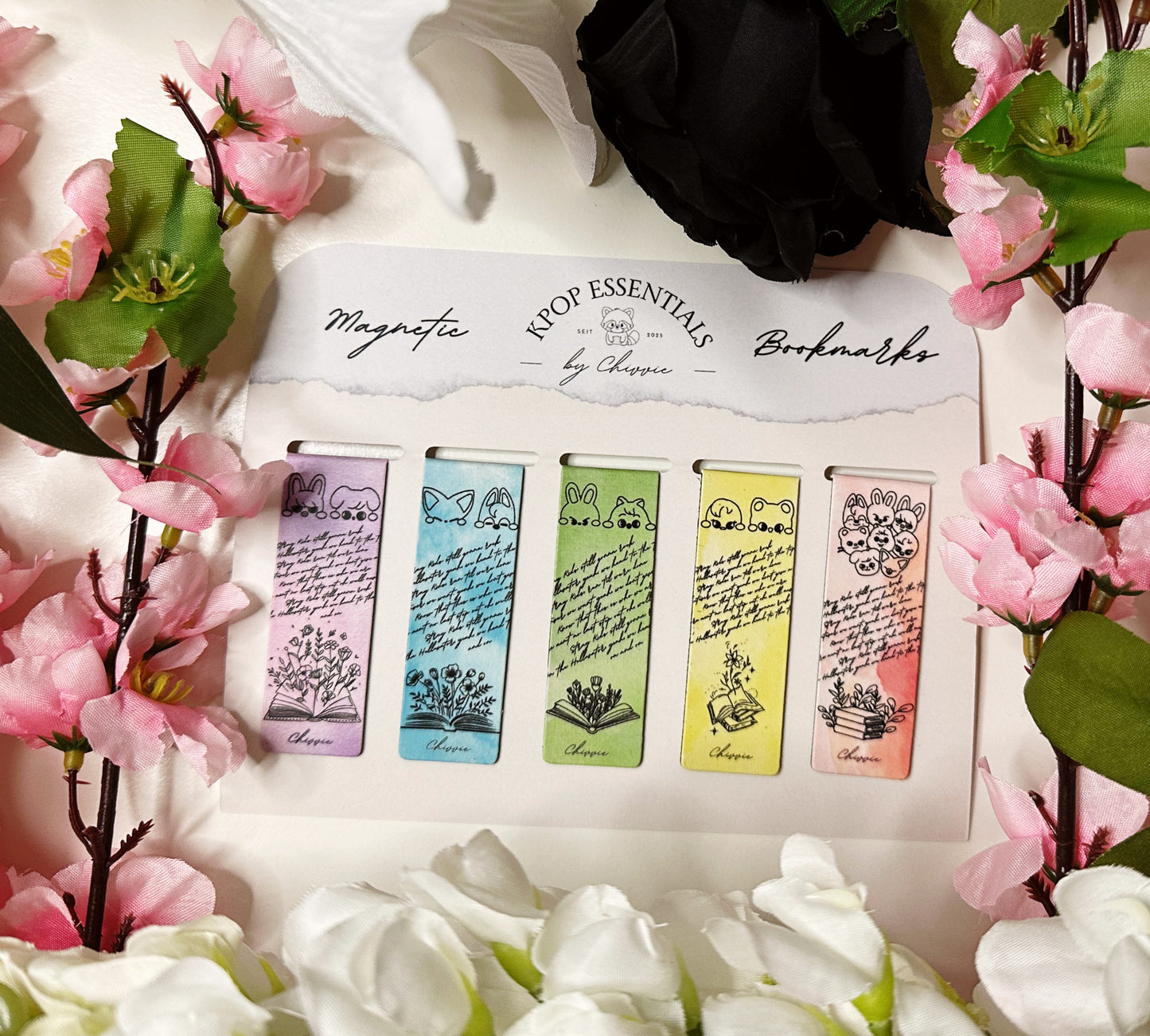 SKZOO Magnetic Bookmarks + Acrylic Photocard Holder
