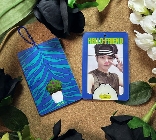 K-Pop Demon Hunters "HELLO FRIEND" Acrylic Photocard Holder