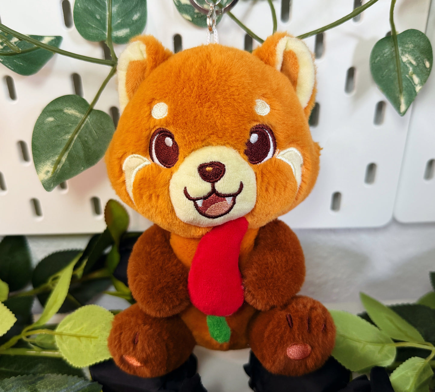 Baby CHILI Red Panda Plush Keychain