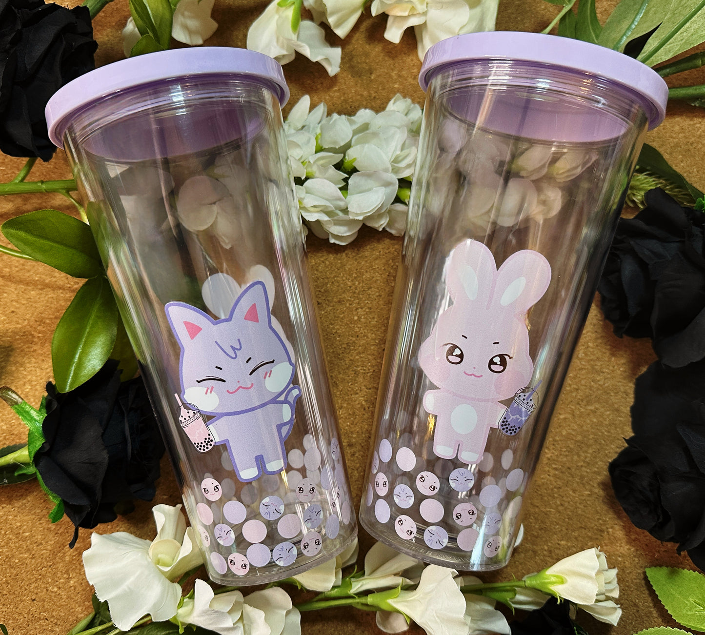 ATEEZ Aniteez 700ml Boba Cup