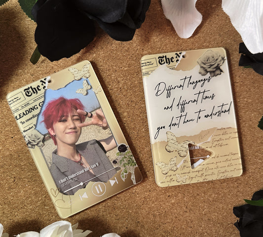 SEVENTEEN "I don‘t understand but I luv U" Acrylic Photocard Holder