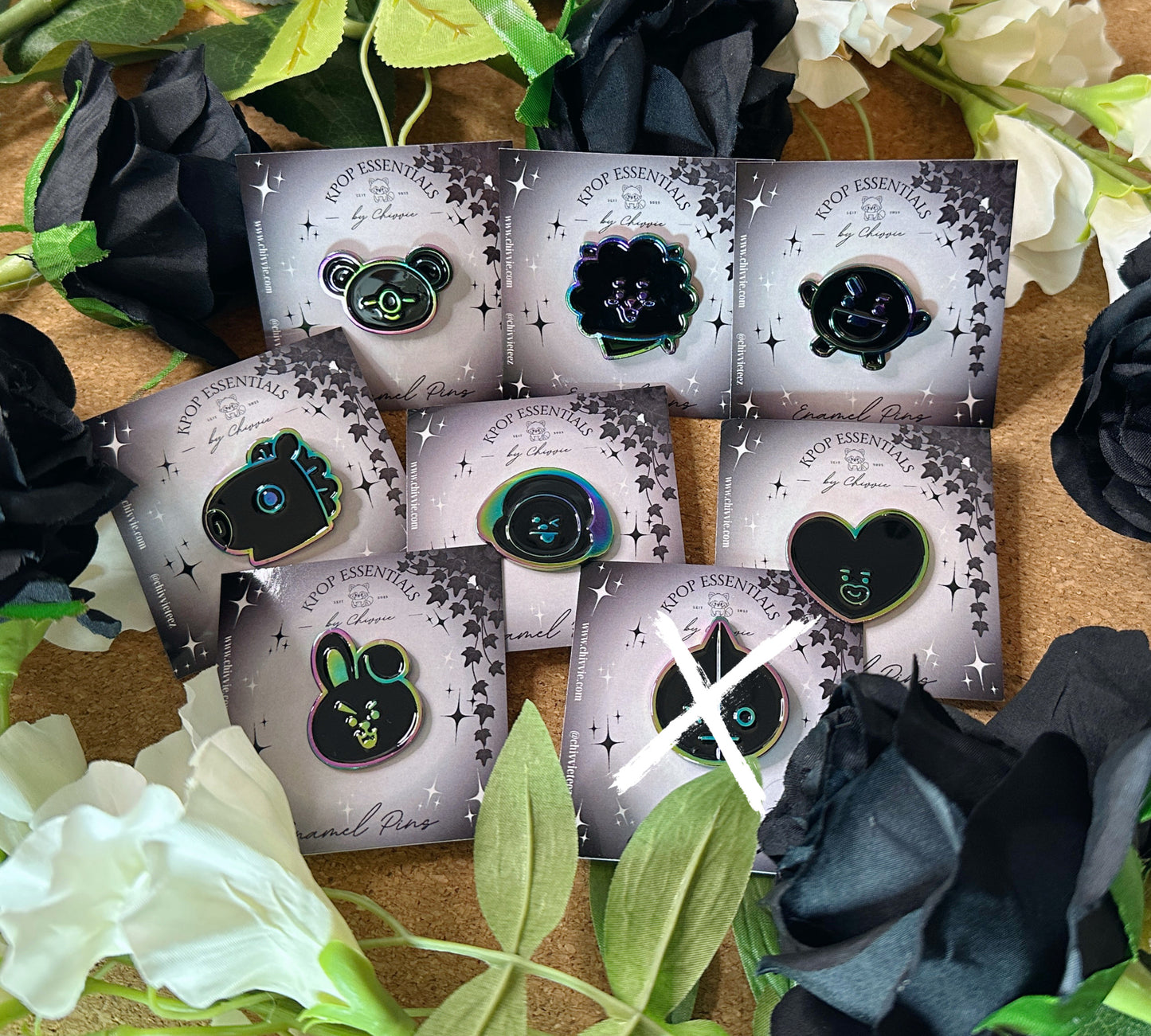 BTS “Rainbow BT21“ Enamel Pins