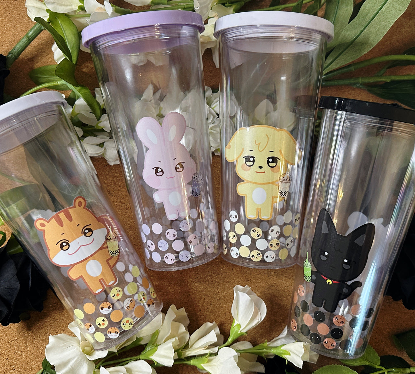 ATEEZ Aniteez 700ml Boba Cup